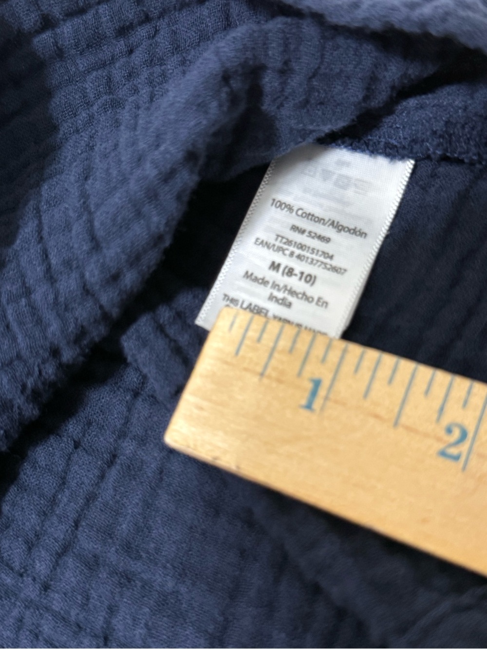 Time and Tru Navy Sleeveless Split V-Neck Tank Medium - Picture 3 of 6